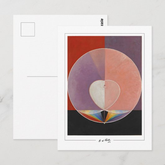 Hilma af Klint #67 - Fine Art ポストカード (正面/裏面)