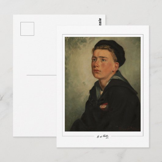 Hilma af Klint #75 - Fine Art ポストカード (正面/裏面)