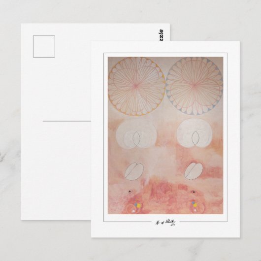 Hilma af Klint #78 - Fine Art ポストカード (正面/裏面)