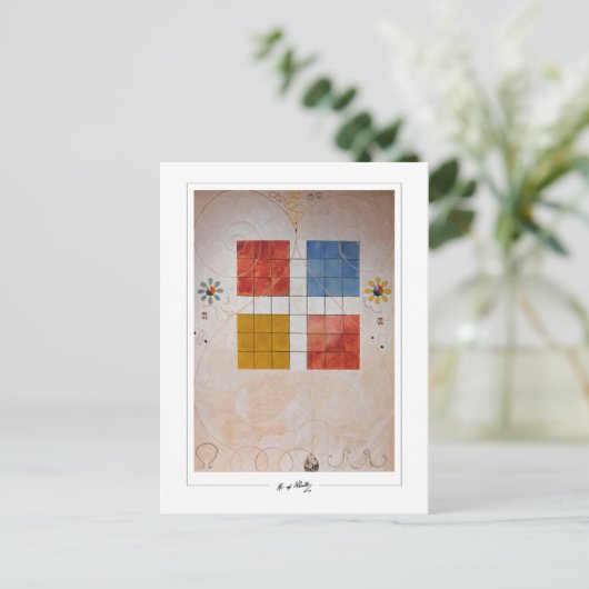Hilma af Klint #91 - Fine Art ポストカード (スタンド正面)
