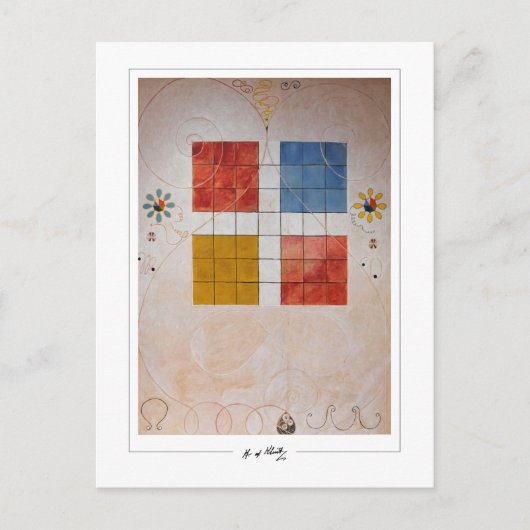 Hilma af Klint #91 - Fine Art ポストカード (正面)