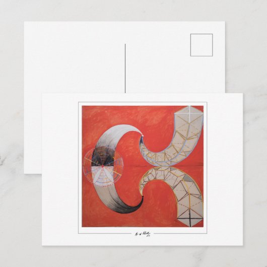 Hilma af Klint #9 - Fine Art ポストカード (正面/裏面)