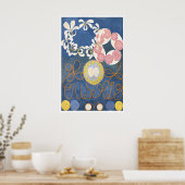 Hilma Af Klint Abstract Art Poster Indigo ポスター (キッチン)