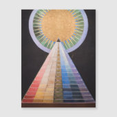 Hilma Af Klint, Altarpiece No.1,抽象芸術・アート マグネット招待状 (正面)