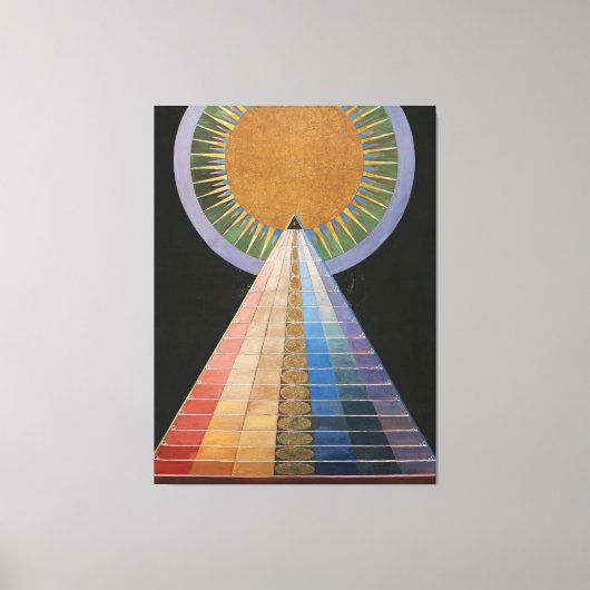 Hilma af Klint - Altarpiece No. 1 Group X  キャンバスプリント (正面)