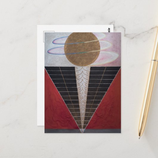 Hilma Af Klint, Altarpiece No.2,抽象芸術・アート ポストカード (正面/裏面インサイチュ)