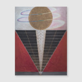 Hilma Af Klint, Altarpiece No.2,抽象芸術・アート マグネット招待状 (正面)