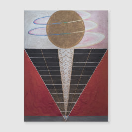 Hilma Af Klint, Altarpiece No.2,抽象芸術・アート マグネット招待状