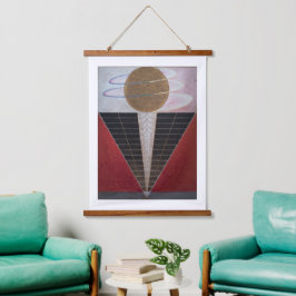 Hilma Af Klint, Altarpiece No.2,抽象芸術・アート 吊り下げ型タペストリー