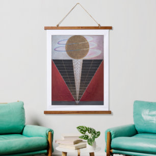 Hilma Af Klint, Altarpiece No.2,抽象芸術・アート 吊り下げ型タペストリー
