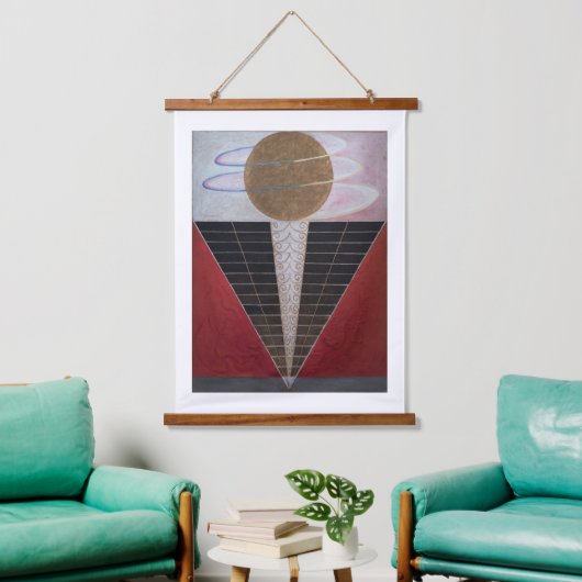 Hilma Af Klint, Altarpiece No.2,抽象芸術・アート 吊り下げ型タペストリー (リビング)