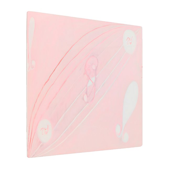 Hilma af Klint by The Eros Series, nr. 8 メタルプリント (アングル)