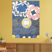 Hilma af Klint - Childhood Group  キャンバスプリント (インサイチュ (リビング))