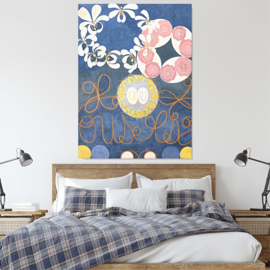 Hilma af Klint - Childhood Group  キャンバスプリント (インサイチュ (寝室))