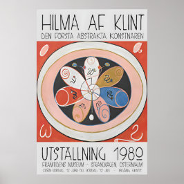 Hilma Af Klint Exhibition Poster Abstract Art ポスター