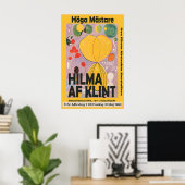Hilma Af Klint Exhibition Poster Modern Abstract ポスター (ホームオフィス)