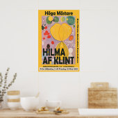 Hilma Af Klint Exhibition Poster Modern Abstract ポスター (キッチン)