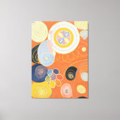 Hilma af Klint - Group IV, No. 3. The Ten Largest, キャンバスプリント (正面)