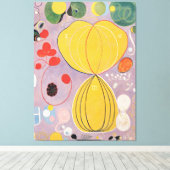 Hilma af Klint - Group IV, No. 7, The Ten Largest, キャンバスプリント (インサイチュ (ウッドフロア))