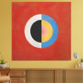 Hilma af Klint - Group IX,SUW, No. 17. The Swan キャンバスプリント (インサイチュ (リビング))