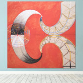 Hilma af Klint - Group IX-SUW, The Swan, No. 9  キャンバスプリント (インサイチュ (ウッドフロア))