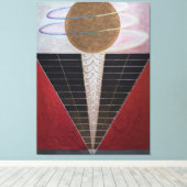 Hilma af Klint - Group X, No. 2, Altarpiece  キャンバスプリント (インサイチュ (ウッドフロア))