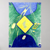 Hilma af Klint - Primordal Chaos, No. 06, Group I, ポスター (正面)