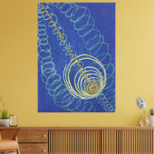 Hilma af Klint - Primordial Chaos, No. 16, The WU キャンバスプリント (インサイチュ (リビング))