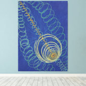 Hilma af Klint - Primordial Chaos, No. 16, The WU キャンバスプリント (インサイチュ (ウッドフロア))