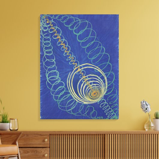 Hilma Af Klint, Roormanal Chaos No16抽象芸術アート キャンバスプリント (インサイチュ (リビング))