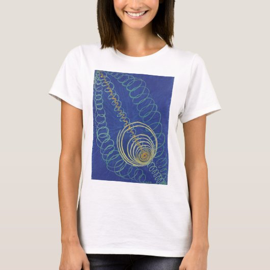 Hilma Af Klint, Roormanal Chaos No16抽象芸術アート Tシャツ (正面)
