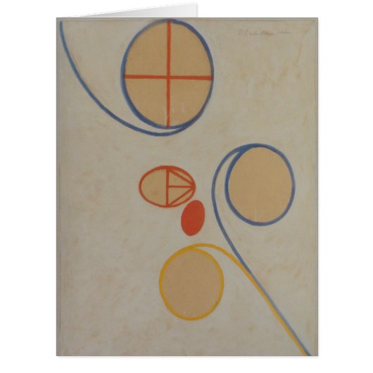 Hilma Af Klint, Seven Point Star No2,抽象芸術・アート (正面)