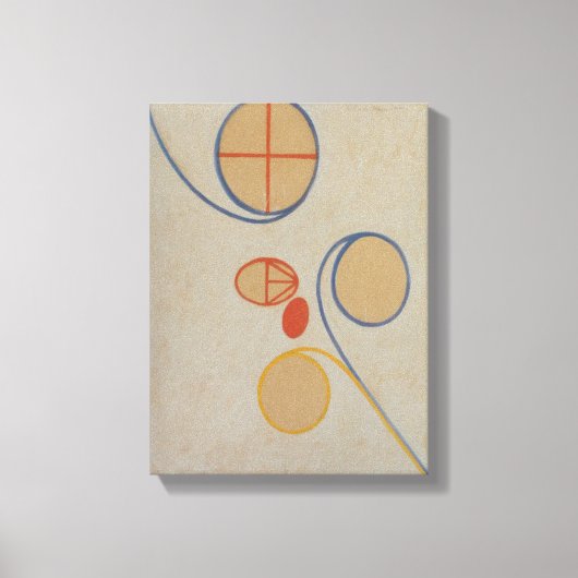 Hilma Af Klint, Seven Point Star No2,抽象芸術・アート キャンバスプリント (正面)