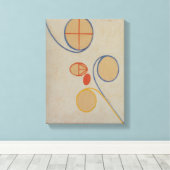 Hilma Af Klint, Seven Point Star No2,抽象芸術・アート キャンバスプリント (インサイチュ (ウッドフロア))