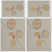 Hilma Af Klint, Seven Point Star No2,抽象芸術・アート シール (正面)