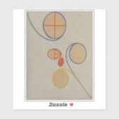 Hilma Af Klint, Seven Point Star No2,抽象芸術・アート シール (シート)
