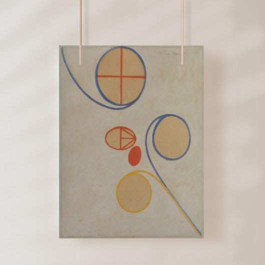 Hilma Af Klint, Seven Point Star No2,抽象芸術・アート ポスター