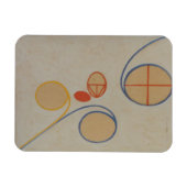 Hilma Af Klint, Seven Point Star No2,抽象芸術・アート マグネット (横)