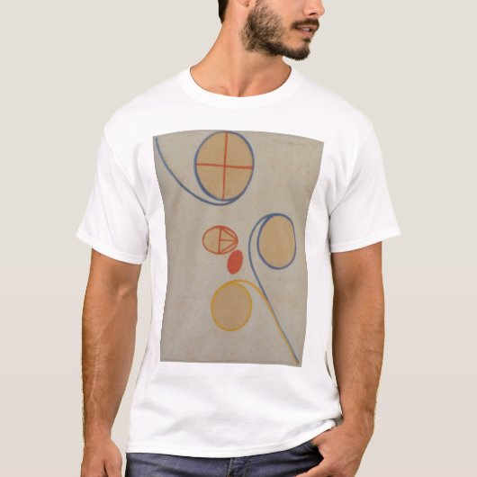 Hilma Af Klint, Seven Point Star No2,抽象芸術・アート Tシャツ (正面)