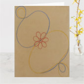 Hilma Af Klint, Seven Point Star No5,抽象芸術・アート カード (黄色い花)