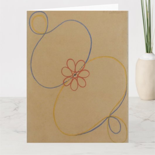 Hilma Af Klint, Seven Point Star No5,抽象芸術・アート カード (正面)