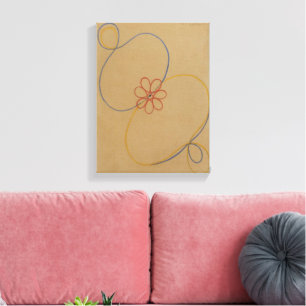 Hilma Af Klint, Seven Point Star No5,抽象芸術・アート キャンバスプリント