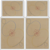 Hilma Af Klint, Seven Point Star No5,抽象芸術・アート シール (正面)