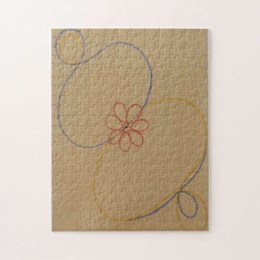 Hilma Af Klint, Seven Point Star No5,抽象芸術・アート ジグソーパズル (縦)