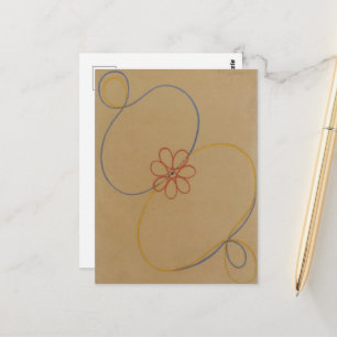 Hilma Af Klint, Seven Point Star No5,抽象芸術・アート ポストカード
