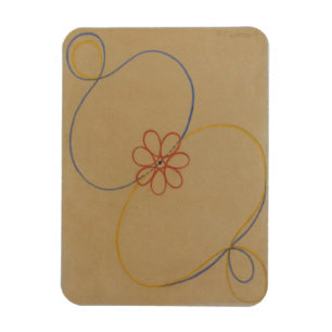 Hilma Af Klint, Seven Point Star No5,抽象芸術・アート マグネット