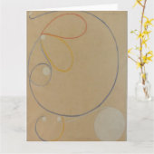 Hilma Af Klint, Seven Point Star No7,抽象芸術・アート カード (黄色い花)