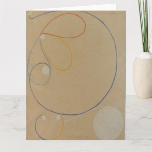 Hilma Af Klint, Seven Point Star No7,抽象芸術・アート カード (正面)