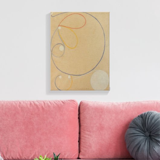 Hilma Af Klint, Seven Point Star No7,抽象芸術・アート キャンバスプリント (インサイチュ (リビング))