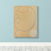 Hilma Af Klint, Seven Point Star No7,抽象芸術・アート キャンバスプリント (インサイチュ (ウッドフロア))